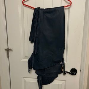 Hobby Lobby Leather Navy Chaps
